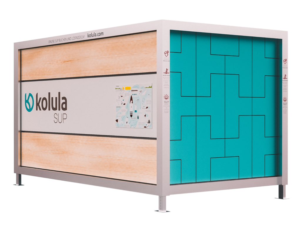 kolula SUP - Station Seitenansicht